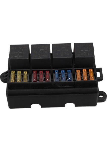 2x 12 Yollu Bıçak Sigorta Tutucu Kutusu ve Sigortalı Sigorta 4pcs 4pin 12V 80A Araba Kamyonu Römork ve Tekne Için Röleler (Yurt Dışından) indirimleri