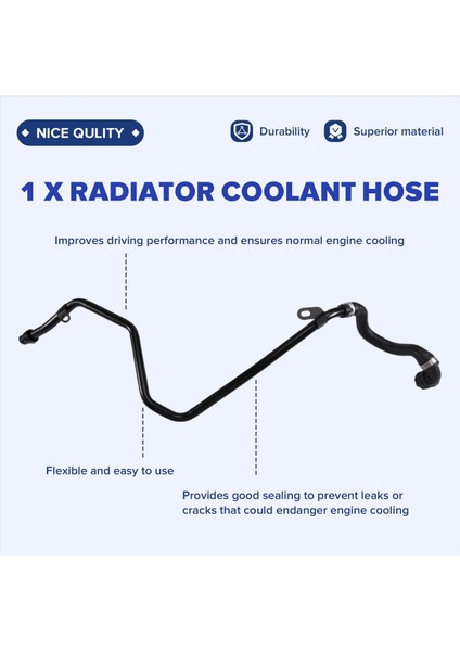 17127561686 Bmw X5 3 0l 2006-2010 Için Araba Radyatör Soğutucu Hortumu (Yurt Dışından) fırsatları