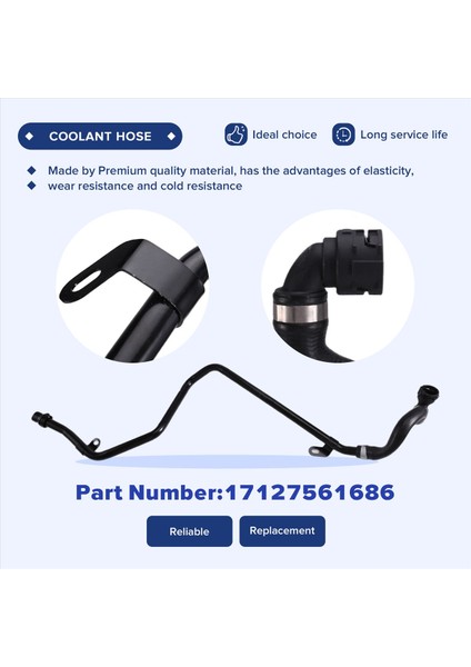 17127561686 Bmw X5 3 0l 2006-2010 Için Araba Radyatör Soğutucu Hortumu (Yurt Dışından) indirimleri