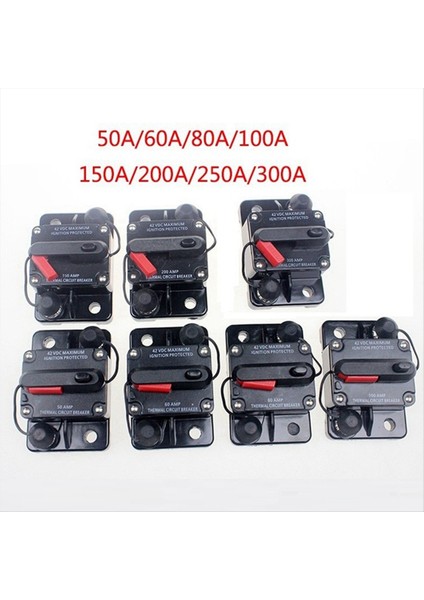 2x 300A Amp Devre Kesici Çift Pil IP67 Su Geçirmez 12V 24V Sigorta Manuel Sıfırlama Araç Devre Kesici (Yurt Dışından) indirimleri