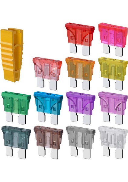 260PCS Standart Bıçak Arabası Sigortası Ürün Yelpazesi 1A 2A 3A 4A 5A 7 5A 10A 15A 20A 25A 30A 35A 40A Otomatik Orta Bıçak Sigortası Kiti (Yurt Dışından) fiyatları