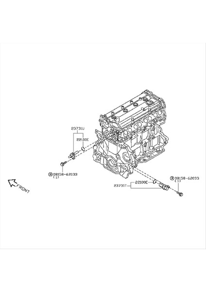 23731AL60C Araba Krank Mili Nissan Altima Maxıa Murano Infınıtı FX35 I35 M35 2022-2008 237318J106 (Yurt Dışından) fiyatları