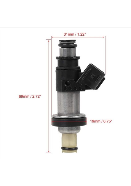 Honda Crv Cr-V 1999-2001 2 0LS2000 Için 2x Araba Yakıt Enjektör Nozeti 06164-PCC-000 (Yurt Dışından) indirimleri