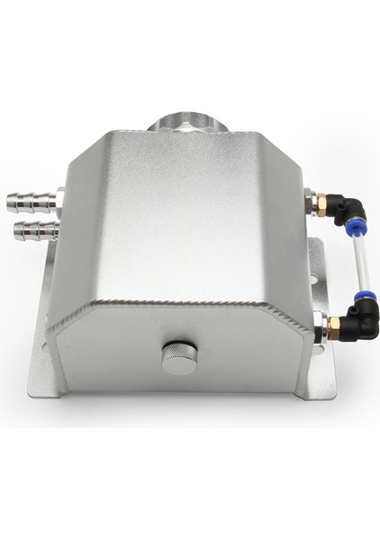 Evrensel Kare Taşma Sürahi Yağı Sürahi Yağ Tankı Yağ Depolama Tankı Otomatik Malzemeler Gümüş (Yurt Dışından)