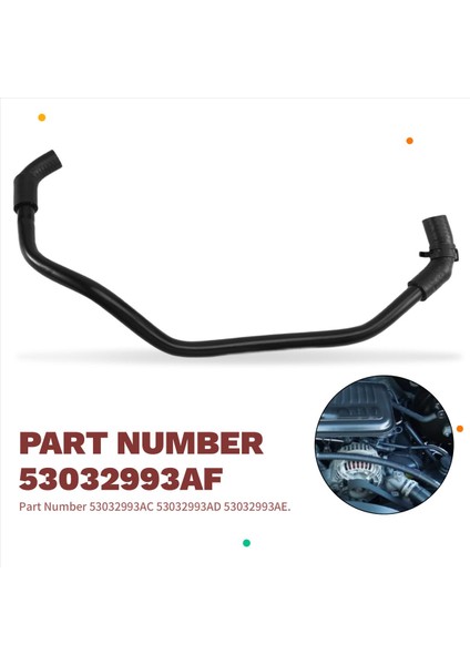 Dodge Ram 3 7l 2007-2010 Için Karter Havalandırma Hortumu 5303293AF 53032993AC (Yurt Dışından) indirimleri