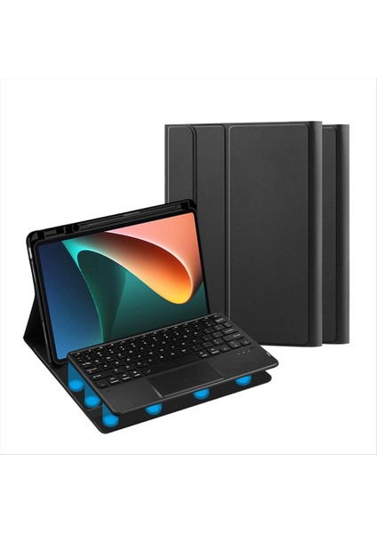 Xiaomi Pad Için 6 Pro 11 Inç Stand Kılıfı Kapak Bluetooth Klavye Tableti Maglet Klavye ile (Yurt Dışından) indirimleri
