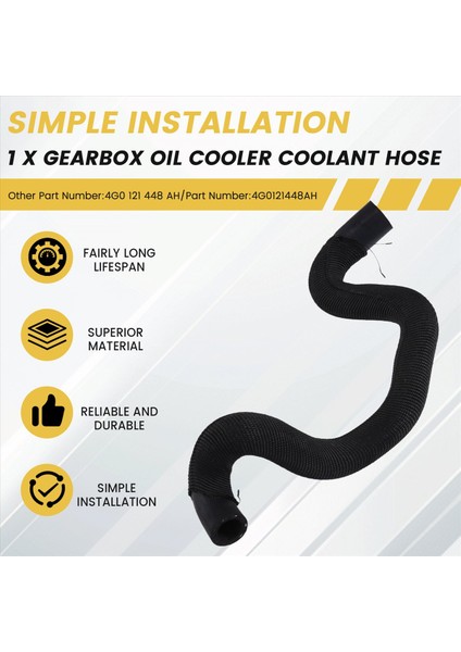 4G0121448AH Sol Alt Şanzıman Yağı Soğutucu Soğutucu Hortum Borusu Audi A6 C7 A7 2 8 3 0 4 0 Petrol (Yurt Dışından) fırsatları