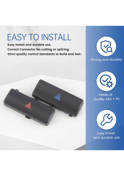 2pcs Araç Klima Klima Klima Sıcaklık Kontrol Paneli Anahtarı Bmw Için Anahtar Kapak Bmw X5 E39 E53 525I 530I 540I M5 64116924315 (Yurt Dışından) indirimleri