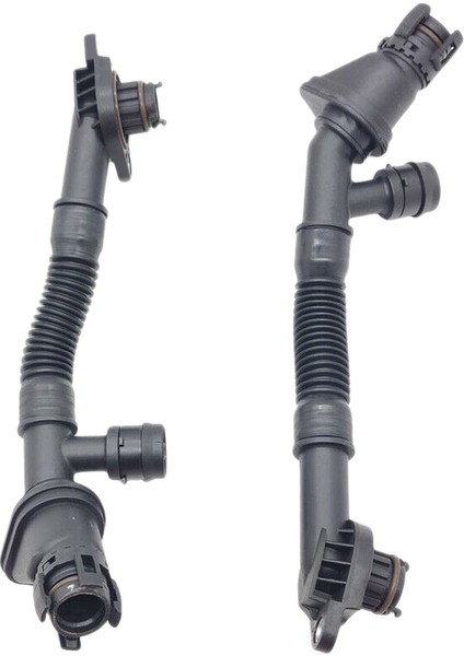 2pcs Karter Havalandırma Hortumu Sol ve Sağ For-Bmw 550I 650I 750I 750LI B7 X5 X6 N63 11157646086 11157646087 (Yurt Dışından)