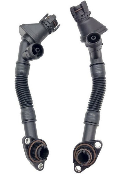 2pcs Karter Havalandırma Hortumu Sol ve Sağ For-Bmw 550I 650I 750I 750LI B7 X5 X6 N63 11157646086 11157646087 (Yurt Dışından) modelleri
