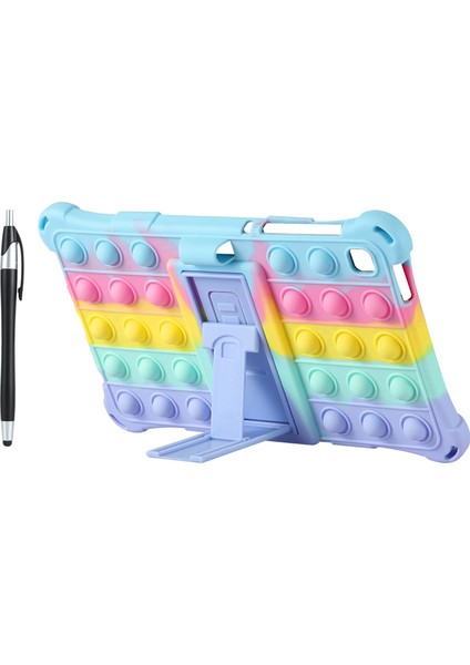 Samsung Için Tablet Kılıf A7 Lite 2021 8 7 Inç T220 T225 Tablet Kılıf Tablet Stand Ofis Için Kalem (B) (Yurt Dışından)