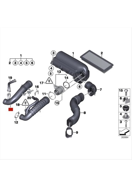 13717627502 Araba Motoru Hava Emme Borusu Hortumu Bmw Mini Cooper S R56 Araç Aksesuarları Için Uygun (Yurt Dışından) indirimleri