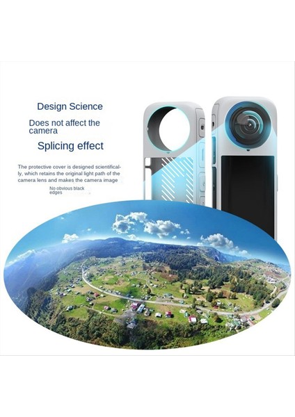 INSTA360 X4 Vücut Silikon Kılıfı X4 Lens Kiti Spor Kamera Koruyucu Aksesuarlar Siyah Silikon Koruyucu Kit (Yurt Dışından) modelleri