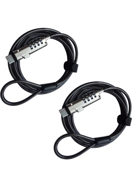 2x Güvenlik USB Parola Dizüstü Bilgisayarda Tablet Projektör Tv&#39 De Hırsızlık Önleme Işlevi Için Kullanılan Hırsızlık Önleme Kilidi (Yurt Dışından)