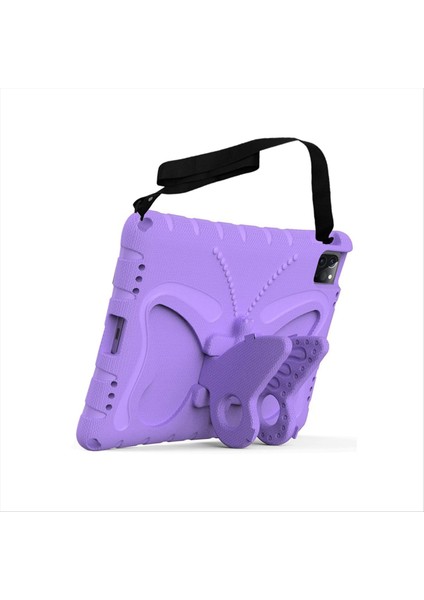 Ipad Pro 11 Ininch 2024 Şok Geçirmez Kapak Kabuğu Stand Kılıfları Eva Stand Case Mor (Yurt Dışından)