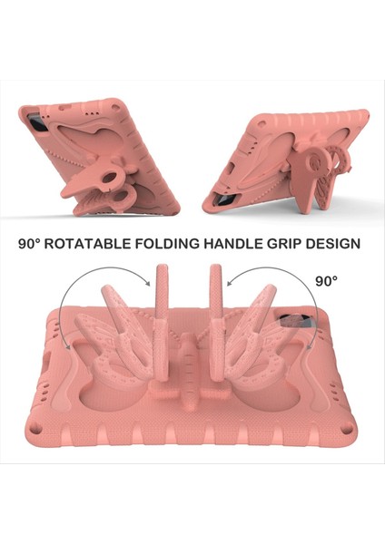 Ipad Pro 11 Ininch 2024 Şok Geçirmez Kapak Kabuğu Stand Kılıfları Eva Stand Case Mor (Yurt Dışından) fiyatları