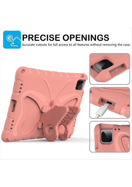 Ipad Pro 11 Ininch 2024 Şok Geçirmez Kapak Kabuğu Stand Kılıfları Eva Stand Case Mor (Yurt Dışından) modelleri