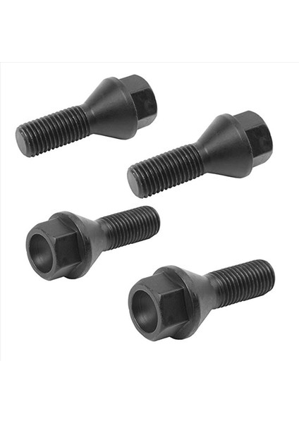 24 Adet Siyah Tekerlek Cıvatası Pabuç Somun Bmw E30 E36 E46 E60 E90 36136781150 (Yurt Dışından) fırsatları