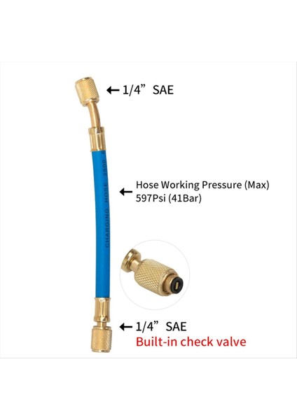 Araç Klima Yağı/boya Enjektörü 1 Oz R134A Düşük Yan Hızlı Kuplör Adaptörü 1/4 Klima Onarım Araçları Kılavuz Yağlayıcı (Yurt Dışından) indirimleri