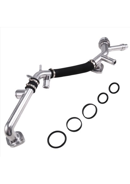 06E121045E Alüminyum Motor Soğutucu Su Borusu 06E121045R Audi A6 C6 A4 B7 A4/s4 2 4l 2 8l 3 2l (Yurt Dışından) modelleri