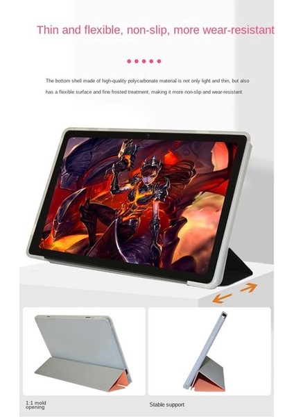 Alldocube Için Pu Kılıf IPLAY50 10 4 Inç Tablet Tpu Yumuşak Kabuk Kapağı Tablet Alldocube IPLAY50 Pro (E) (Yurt Dışından) modelleri