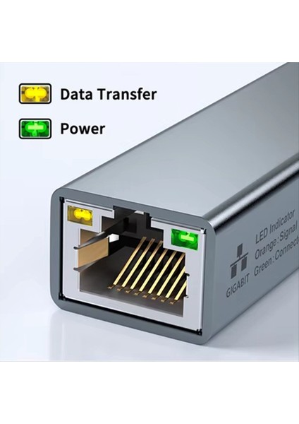 Pd 60W Hızlı Şarj Portu ile 2 Arada 1 USB C Ağ Kartı 1000MBPS Tip C - Ethernet RJ45 Lan Gıgabıt Adaptör (Yurt Dışından) fiyatları