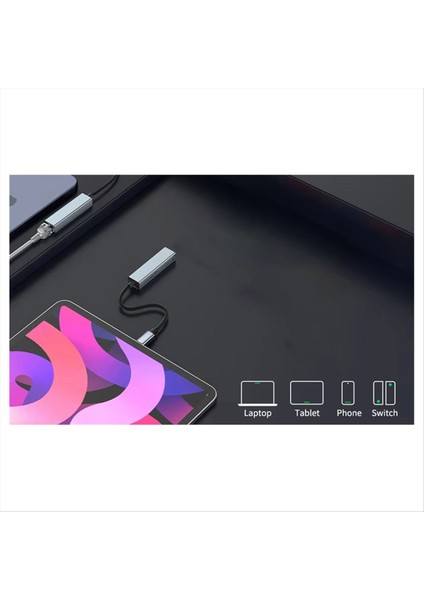 Pd 60W Hızlı Şarj Portu ile 2 Arada 1 USB C Ağ Kartı 1000MBPS Tip C - Ethernet RJ45 Lan Gıgabıt Adaptör (Yurt Dışından) indirimleri