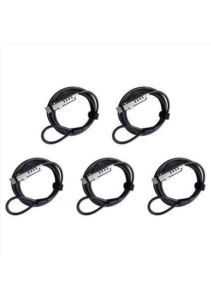 5x Güvenlik USB Parola Dizüstü Bilgisayar Tablet Projektör Tv&#39 De Hırsızlık Önleme Işlevi Için Kullanılan Hırsızlık Önleme Kilit (Yurt Dışından)