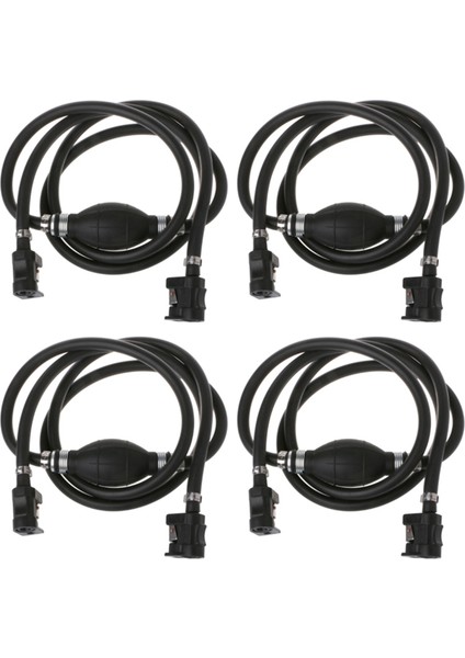 4x Yakıt Hattı Dışındaki Tekne Motoru Yamaha Motoru Için Benzin Tank Konektörleri Kiti (Yurt Dışından)
