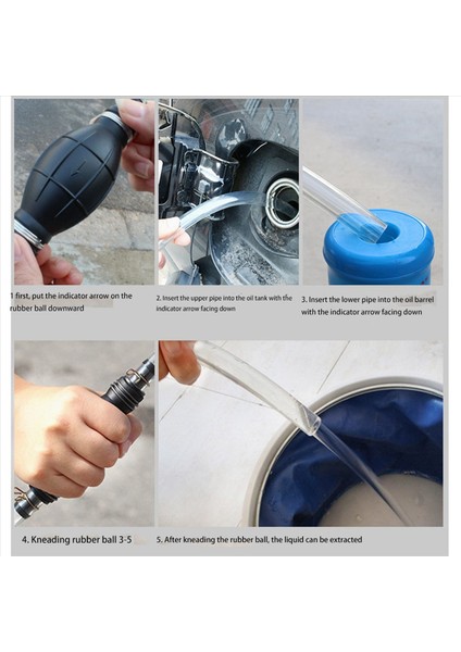 2x Yardımcı Yakıt Sıvı Transfer Pompası El El El Pompası Emme Yağ Su Petrol Yakıt Sıvı Transfer Pompası Borusu (Yurt Dışından) indirimleri