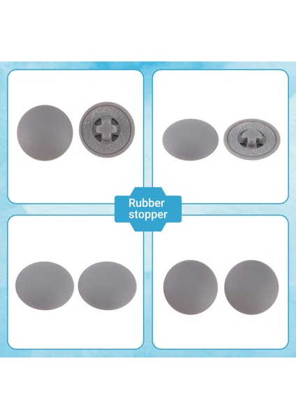 Yüzey Dizüstü Bilgisayar Modelleri Için Yedek Kauçuk Ayaklar 3 4 - Alt Kılıf Ayak Pedi Gri (Yurt Dışından) fırsatları