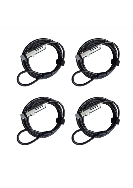 4x Güvenlik USB Parola Dizüstü Bilgisayarda Tablet Projektör Tv&#39 De Hırsızlık Önleme Işlevi Için Kullanılan Hırsızlık Önleme Kilidi (Yurt Dışından)