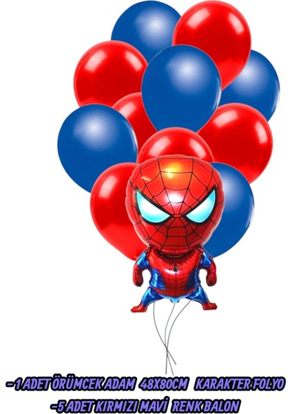 Örümcek Adam Folyo Balon Seti - Folyo Doğum Günü Parti Seti fiyatları