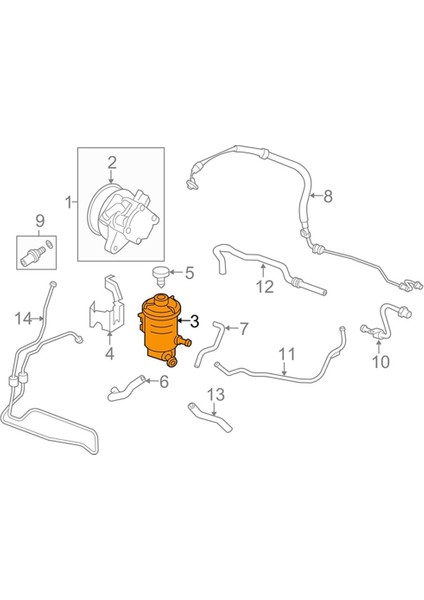 2x 53701-S5D-A02 Hidrolik Direksiyon Pompası Yağ Tank Sıvı Rezervuar Honda Civic Es1 Es5 Es8 2001-2005 Için (Yurt Dışından) fırsatları