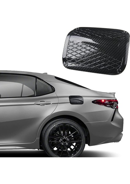 Toyota Camry Se Le Xse Xle 2018 Için Araba Karbon Fiber Tahıl Yakıt Deposu Kapağı Kaplama Kapağı Dekor Çıkartmaları- Aksesuarlar (Yurt Dışından) fiyatları