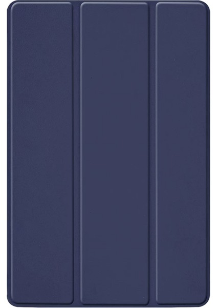 Samsung Galaxy Tab S5E Için Tablet Kılıfı 10 5in 2019 SM-T720/T725 Otomatik Uyku/uyanlı Ince Tri Katlı Akıllı Kapak Koyu Mavi (Yurt Dışından)