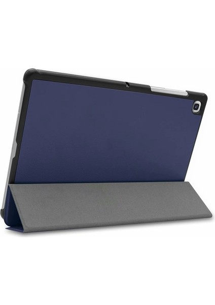 Samsung Galaxy Tab S5E Için Tablet Kılıfı 10 5in 2019 SM-T720/T725 Otomatik Uyku/uyanlı Ince Tri Katlı Akıllı Kapak Koyu Mavi (Yurt Dışından) fiyatları