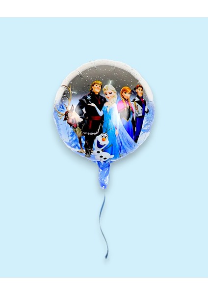 Frozen Elsa Folyo Balon Karlar Ülkesi Prensesi Kız Çocuk Doğum Günü Parti Balonu Helyum Uyumlu