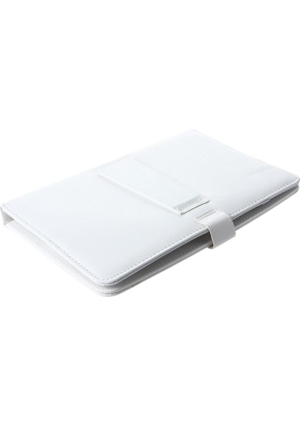 Pu Deri Kılıf + Klavye + Destek Evrensel Beyaz Renkli Tablet Pc 10 &quot 10 Inç Apad Epad Istasyonu (Yurt Dışından) fiyatları