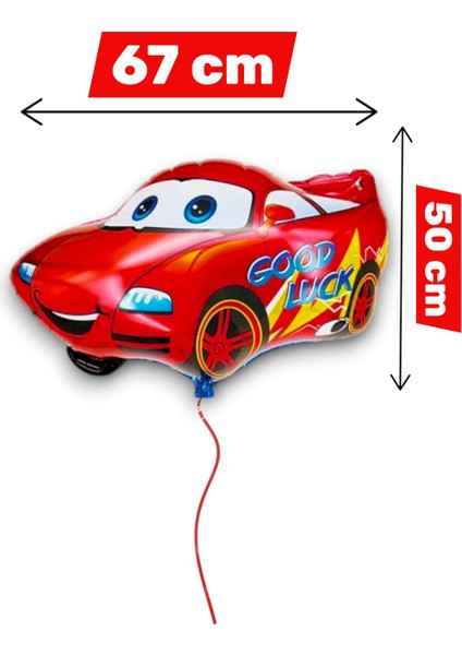 Şimşek Mcqueen Cars Temalı 67X50 Cm. Folyo Balon - Doğum Günü Parti Süsü fiyatları