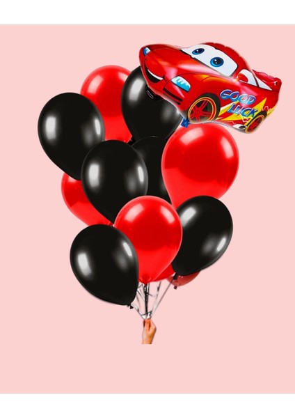 Cars Arabalar Folyo Balon Seti - Folyo Doğum Günü Parti Seti