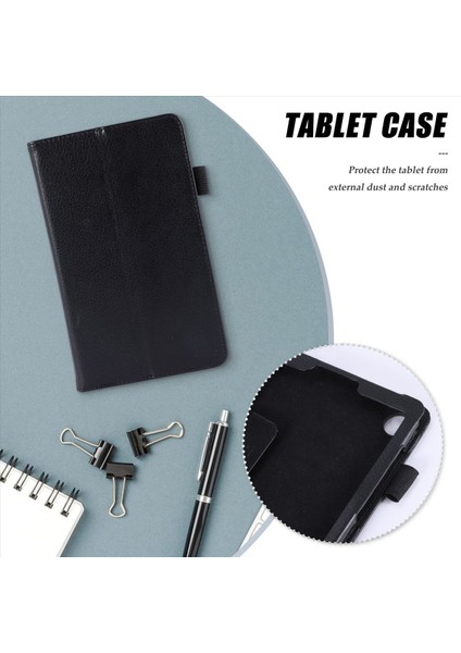 Tablet Kılıfı Tablet Kılıfı Flip Tablet Lenovo Tab M7 TB-7305F/7305X 7 Inç Tablet Pc Kılıfı (Siyah) (Yurt Dışından) fırsatları