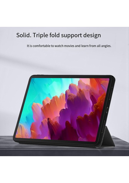 Lenovo Xiaoxin Pad Pro 12 7inch Kasa 12 7 Tablet Kılıf Üçlü Stand Kılıfı Kapak Yeşil (Yurt Dışından) fırsatları