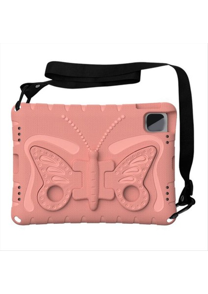 Ipad Pro 11 Ininch 2024 Şok Geçirmez Kapak Kabuğu Stand Kılıfları Eva Stand Case Pink (Yurt Dışından)