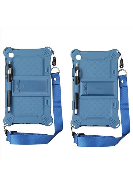 Samsung Için 2x Silikon Kılıf A7 Lite 8 7 Inç 2021 T220 T225 Tablet Kılıf Tablet Pen ve Kayış Mavi Mavi (Yurt Dışından) fiyatları