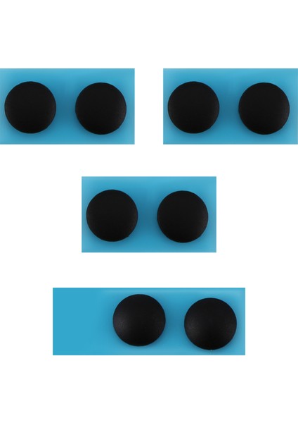 Yüzey Dizüstü Bilgisayar Modelleri Için Yedek Kauçuk Ayaklar 3 4 - Alt Kılıf Ayak Pedi Siyah (Yurt Dışından)