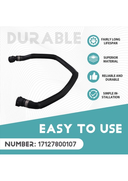 17127800107 Bmw 5 &#39 7&#39 F10 F11 F07 2009-2017 Için Araba Radyatör Soğutucu Hortum Borusu (Yurt Dışından) fırsatları