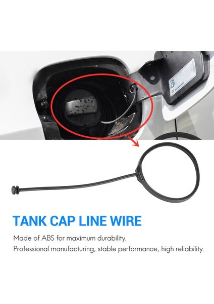 5x Araç Araç Yakıt Deposu Kapağı Hat Tel Araç Bmw-1 Için Aksesuar Değiştirin 3 5 7 Seri X1 X3 X4 X5 X6 Z4 16117222391 (Yurt Dışından) indirimleri