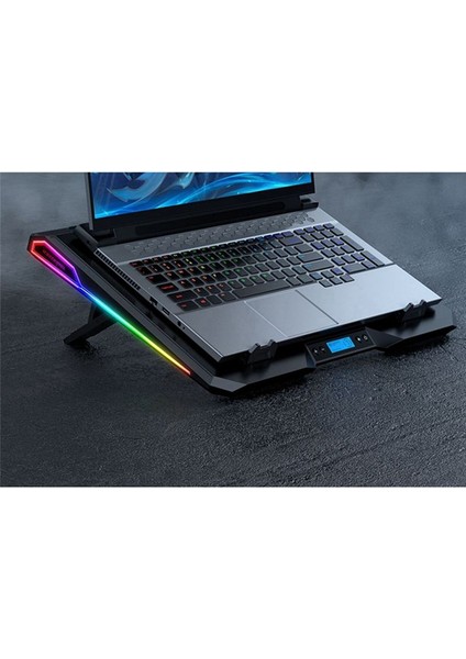 Buz Coorel Oyun Defter Soğutma Braketi Dizüstü Bilgisayar Soğutucu Dizüstü Bilgisayar Stand Soğutma Taban Standı Sessiz Dizüstü Bilgisayar Radyatör Baskı B (Yurt Dışından) modelleri