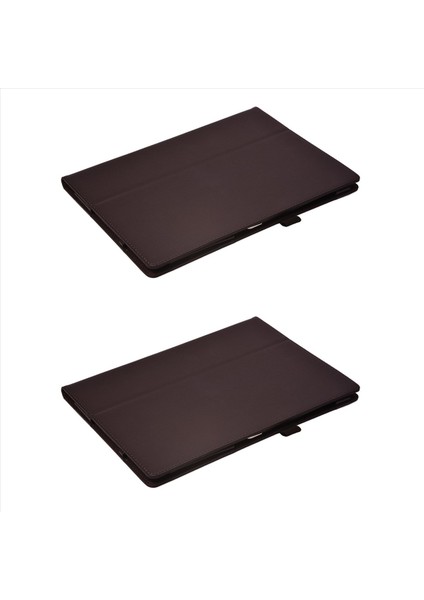 Microsoft Yüzeyi 3 10 8 Inç Tablet Pc Kahverengi Için 2x Katlanır Folio Kasa Sekmesi Kapağı Standı (Yurt Dışından)